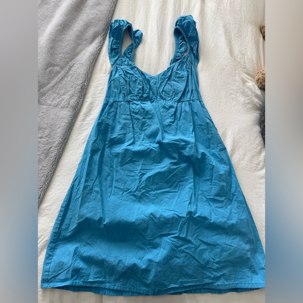 Blue Sleeveless Dress